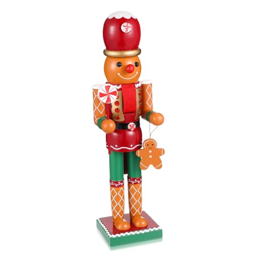 BUGUUYO 1stück Holz Weihnachtsdeko Nussknacker Figur Handgefertigter Christbaumschmuck Für Festliche Anlässe Chic Xmas Desktop Adornment Für Zuhause Partys von BUGUUYO