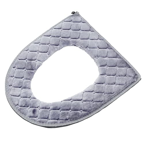 BUGUUYO 1stk Toilettenmatte Spülbar Spüler Spender Bidet Tank Badezimmermatte Wasser Seife Sieb System Makramee Teppich Schlauch Sitz Spülen Puffer Steigleitung Tür Ballaststoff Grey von BUGUUYO