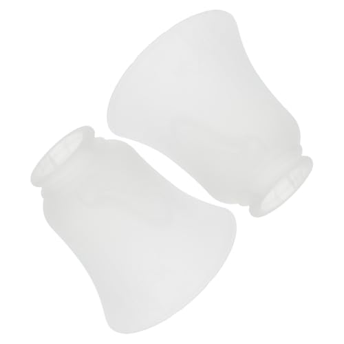 BUGUUYO 2 Stck Moderner Glas Lampenschirme Schneeflocken Design Dekorative Lampenschirm Abdeckung für Deckenleuchten Wandlampen und Kronleuchter Stilvoll und Praktisch für Wohnzimmer von BUGUUYO