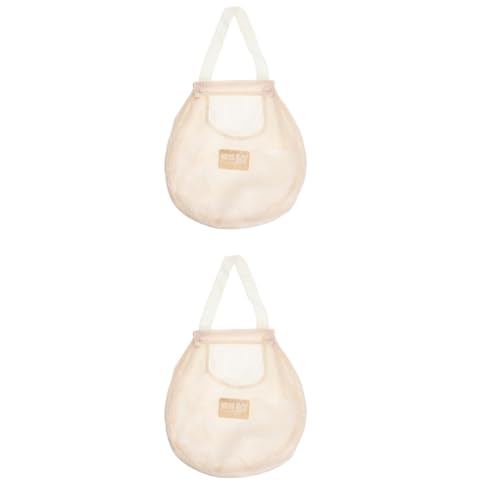 BUGUUYO 2 Stück Aufhängebeutelspeicher Wäscheklammerbeutel Hängende Mesh-Aufbewahrungstasche Leinen Extra Große Wäschesäcke Multi Wäschesäcke Aus Mesh Für Hängenden Netzbeutel Polyester von BUGUUYO