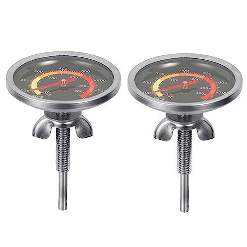 BUGUUYO 2 Stück Bimetall Thermometer für Grill und Ofen Multifunktionales Küchenthermometer für Präzise Temperaturmessung BUGUUYO 2 Stück Bimetall Thermometer für Grill und Ofen Multifunktionales Küchenthermometer für Präzise Temperaturmessung von BUGUUYO