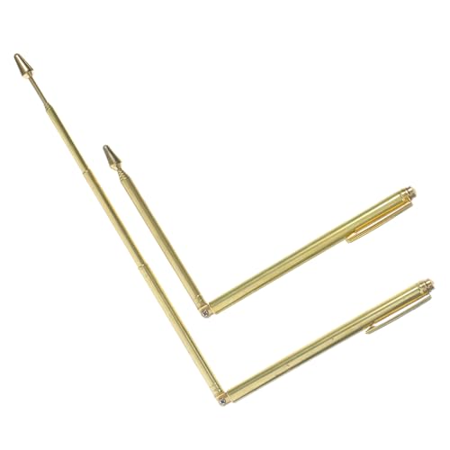 BUGUUYO 2 Stück Edelstahl Suchstab Ausziehbar Langlebig Leicht Tragbar Ergonomisch Geformt für Wassersuche und Outdoor-divining mit Glatter Oberfläche und Bruchfestem Material BUGUUYO 2 Stück Edelstahl Suchstab Ausziehbar Langlebig Leicht Tragbar Ergonomisch Geformt für Wassersuche und Outdoor-divining mit Glatter Oberfläche und Bruchfestem Material von BUGUUYO
