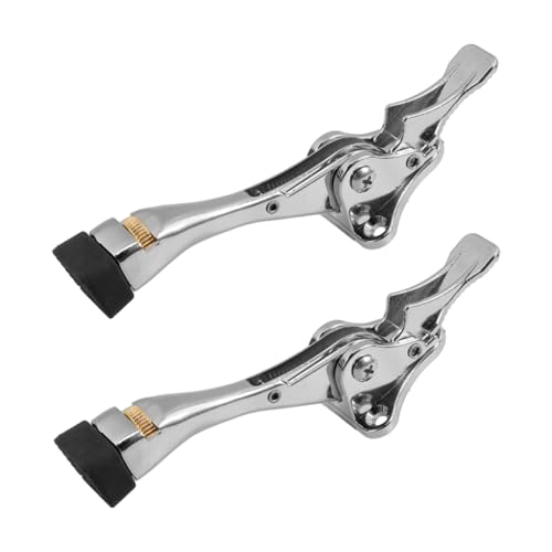 BUGUUYO 2 Stück Einstellbare Fuß Türstopper aus Zinklegierung Robuster Kickdown Türhalter mit Fußbetätigtem Design Halbautomatisch Winddicht für Zuhause Büro und Gewerbliche Nutzung BUGUUYO 2 Stück Einstellbare Fuß Türstopper aus Zinklegierung Robuster Kickdown Türhalter mit Fußbetätigtem Design Halbautomatisch Winddicht für Zuhause Büro und Gewerbliche Nutzung von BUGUUYO