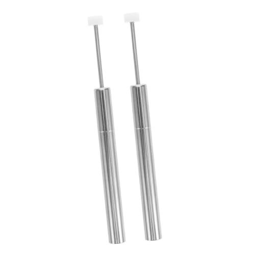 BUGUUYO 2 Stück Hydraulischer Langsamer Müll Mülleimer-dämpfer Müll Dämpferteile Schließen Kit Reparieren Dämpferersatz Ersetzen Silber Plastik von BUGUUYO
