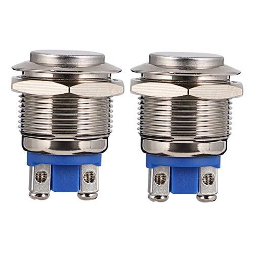 BUGUUYO Ersatz Für Geräte 2er-pack 19 Mm Metall-druckknopf Druckknopf Für Die Schaltkreissteuerung von BUGUUYO