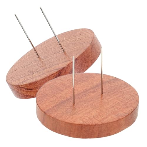 BUGUUYO 2 Stück Puppenständer aus Brasilianischem Hartholz Dicke Basis Filz puppenhalter für Stehende Puppen Stabiler Displayständer für Doll Display Rack und Crochet Doll Storage Stand von BUGUUYO