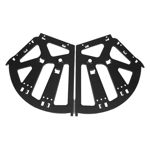 BUGUUYO 2 Stück Schwarze Schwere Klappscharnier scharniere für Schuhschrank Dreifach Verdeckte Metallbeschläge Robuste Schuhschubladen hardware Langlebig Elegant Lackiert Einfach zu von BUGUUYO