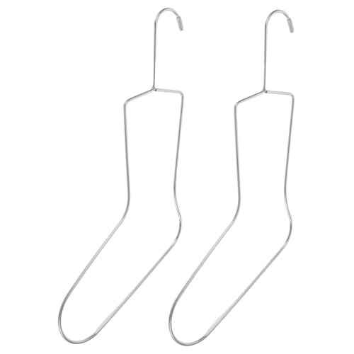 BUGUUYO 2 Stück Sockenanzeigestand Mehrzweck-Sockenhalter Sockentrockner aus Strickständer Sockenständer Sockenblocker Sockendisplay für den Einzelhandel Rostfreier Stahl Silber BUGUUYO 2 Stück Sockenanzeigestand Mehrzweck-Sockenhalter Sockentrockner aus Strickständer Sockenständer Sockenblocker Sockendisplay für den Einzelhandel Rostfreier Stahl Silber von BUGUUYO
