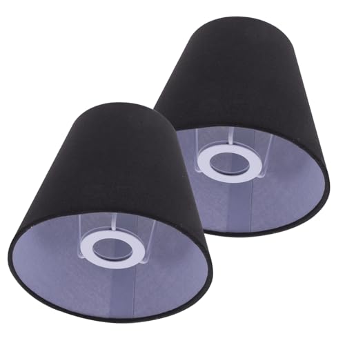 BUGUUYO 2 Stück Stoff Lampenschirm Lampenschirm Schwarz Leinen Lampenabdeckung Schwarz Sehr Kleine Lampenschirme Plissierte Kleine Weißer Stoff BUGUUYO 2 Stück Stoff Lampenschirm Lampenschirm Schwarz Leinen Lampenabdeckung Schwarz Sehr Kleine Lampenschirme Plissierte Kleine Weißer Stoff von BUGUUYO