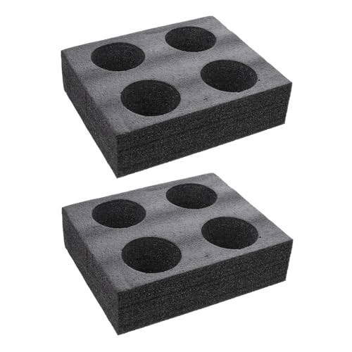 BUGUUYO 2 Stück Teiliges Getränkehalter Dickem Perlschaum Tragbare Schwarze Tabletts für Kaffee Teebecher Praktischer Getränketräger für Takeout und Mehrfachbechertransport BUGUUYO 2 Stück Teiliges Getränkehalter Dickem Perlschaum Tragbare Schwarze Tabletts für Kaffee Teebecher Praktischer Getränketräger für Takeout und Mehrfachbechertransport von BUGUUYO
