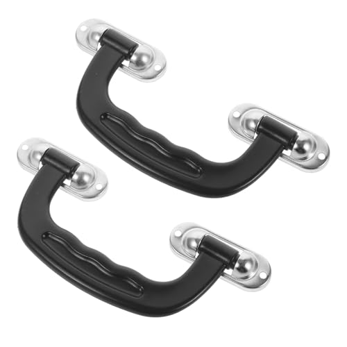 BUGUUYO 2 Stück Teiliges Koffergriff aus Robustem Kunststoff und Metall Ergonomischer Gepäckgriff Komfortabel und Bruchsicher Passend für Reisekoffer Werkzeugkoffer Taschen und von BUGUUYO