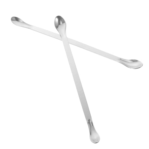 BUGUUYO 2 Stück Teiliges Labor Probenahme Löffel aus Edelstahl Doppelseitig Gebogen Mikro Sampling Scoop für Experimente Langlebig Rostfrei Vielseitig Verwendbar in Labor und Haushalt BUGUUYO 2 Stück Teiliges Labor Probenahme Löffel aus Edelstahl Doppelseitig Gebogen Mikro Sampling Scoop für Experimente Langlebig Rostfrei Vielseitig Verwendbar in Labor und Haushalt von BUGUUYO