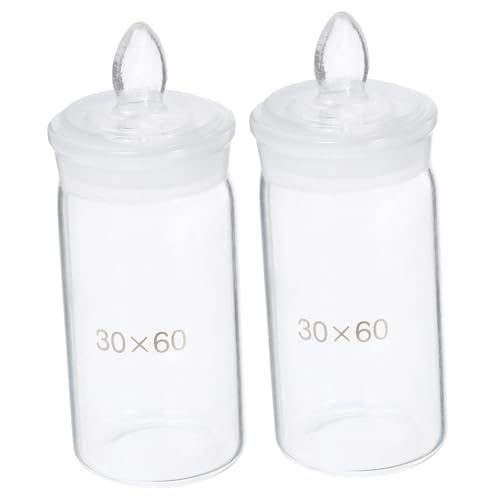 BUGUUYO 2 Stück Teiliges Laborwiegeflaschen aus Glas Kleine Waageflasche Chemische Probenflasche Hitzebeständig Sicher für Laborversuche und Präzises Abwiegen BUGUUYO 2 Stück Teiliges Laborwiegeflaschen aus Glas Kleine Waageflasche Chemische Probenflasche Hitzebeständig Sicher für Laborversuche und Präzises Abwiegen von BUGUUYO