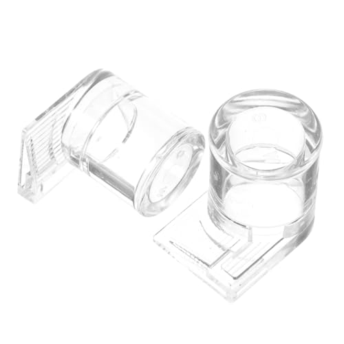 BUGUUYO 2 Stück Transparenter Wassernapf für Ameisen und Reptilien aus Mini Trinkschale mit Klarem Design Einfach zu Reinigen Langlebig für Bartagamen Schildkröten und Kleine Haustiere BUGUUYO 2 Stück Transparenter Wassernapf für Ameisen und Reptilien aus Mini Trinkschale mit Klarem Design Einfach zu Reinigen Langlebig für Bartagamen Schildkröten und Kleine Haustiere von BUGUUYO