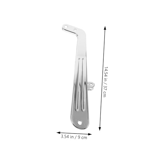 BUGUUYO 2 Stück Verschleißfeste Abnehmbare Armlehnen für Friseurstühle Metallisch Glänzende Ersatz Armpolster für Haushalt und Barbierläden Robust und Leicht zu Reinigen von BUGUUYO