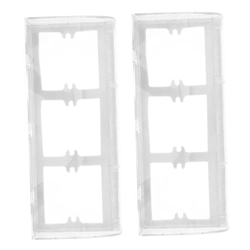 BUGUUYO 2 Stück Wasserdichte Steckdosenbox Schalter wasserdichte Abdeckung Schalterabdeckung aus Kunststoff wasserdichte versteckte Steckdose Outlet Boxes Deckung Abs Transparent von BUGUUYO