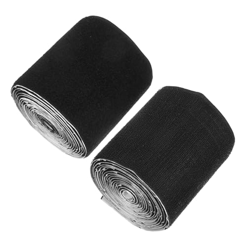 BUGUUYO 2 Stücke Selbstklebender Haken- und Schleifenband Wiederverwendbares Couchkissen Projekte Couch -Kissenband Stoffbefestigungsband Selbstnässenstreifen Band Polyester Schwarz BUGUUYO 2 Stücke Selbstklebender Haken- und Schleifenband Wiederverwendbares Couchkissen Projekte Couch -Kissenband Stoffbefestigungsband Selbstnässenstreifen Band Polyester Schwarz von BUGUUYO