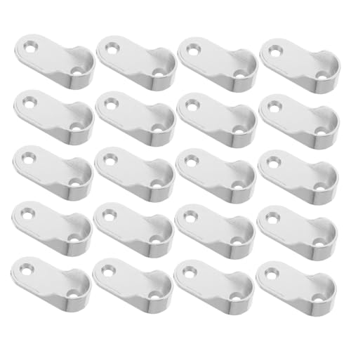 BUGUUYO 20 Stück Robuste Zinklegierung Oval Kleiderstangen Endstützen Wandmontierte Halter für Kleiderschränke für Zuhause BUGUUYO 20 Stück Robuste Zinklegierung Oval Kleiderstangen Endstützen Wandmontierte Halter für Kleiderschränke für Zuhause von BUGUUYO
