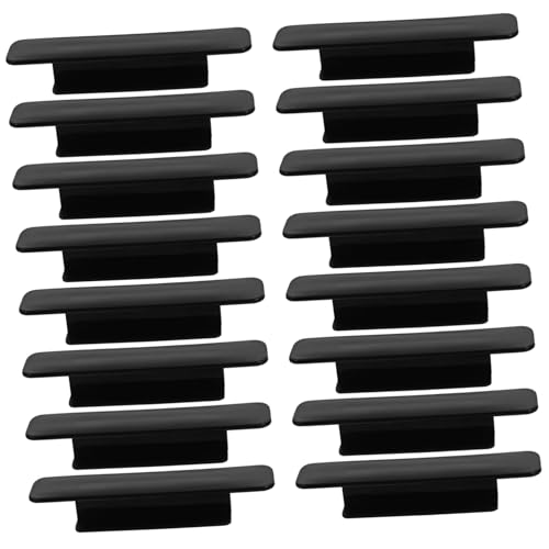 BUGUUYO 20 Stück Selbstklebende Türgriffe ohne Bohren Starke Haftung Vielseitig für Schränke Kleiderschränke Glastüren Einfache Montage Dunkel von BUGUUYO