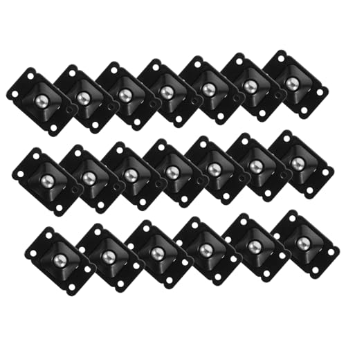 BUGUUYO 20 Stück Teiliges Selbstklebende Caster Wheels mit Stahlkugel-drehung Möbel Aufbewahrungsboxen Mülltonnen Einfache Montage Leise Bodenschonend Vielseitig Einsetzbar von BUGUUYO
