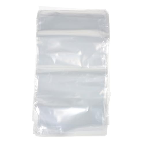 BUGUUYO 200 Stück Transparente Pof Schrumpffolie Schrumpfbeutel Hohe Reißfestigkeit Bpa frei Verpackungsschlauch für Frische Lagerung und Vielseitige Nutzung von BUGUUYO