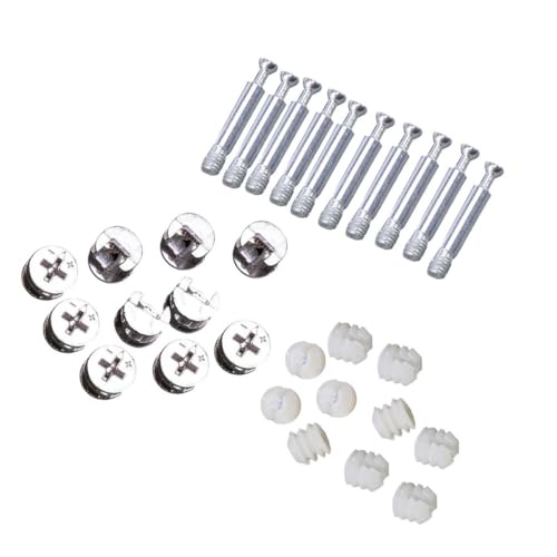 BUGUUYO 24 Sätze Möbelverbinder Verbindungsschrauben und Dübel Stabile Eckverbindung Einfache Montage Stark Belastbar Geeignet für Holzmöbel Zeitsparend und Praktisch BUGUUYO 24 Sätze Möbelverbinder Verbindungsschrauben und Dübel Stabile Eckverbindung Einfache Montage Stark Belastbar Geeignet für Holzmöbel Zeitsparend und Praktisch von BUGUUYO