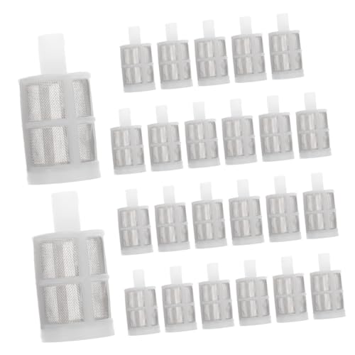 BUGUUYO 25 Stück Filter Tankpumpesieb Fischtankspray Schlauchentanksieb Gartenwasserpumpesieb Pumpe -ausrüstungssieb Industriewasserpumpe Schlauchspraysieb Weiß Kunststoffschale BUGUUYO 25 Stück Filter Tankpumpesieb Fischtankspray Schlauchentanksieb Gartenwasserpumpesieb Pumpe -ausrüstungssieb Industriewasserpumpe Schlauchspraysieb Weiß Kunststoffschale von BUGUUYO