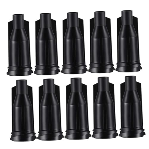 BUGUUYO 250Stücke Luer Lock Spritzenkappen Wiederverwendbare Schwarze Kunststoffkappen für Dichtungsfunktion Passend für Verschiedene Spritzenspezifikationen und Flüssigkeiten Wie Kleber Farben von BUGUUYO