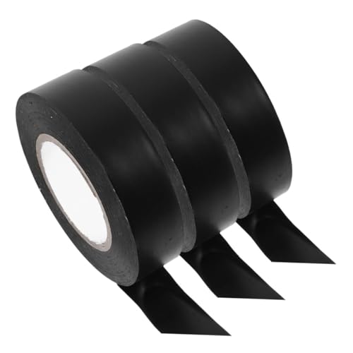 BUGUUYO 3 Rollen Elektriker Isolierband Schwarz Hitzebeständig PVC Kabel Isolierklebeband für Elektroinstallation Kabelschutz und Fahrzeugverkabelung BUGUUYO 3 Rollen Elektriker Isolierband Schwarz Hitzebeständig PVC Kabel Isolierklebeband für Elektroinstallation Kabelschutz und Fahrzeugverkabelung von BUGUUYO