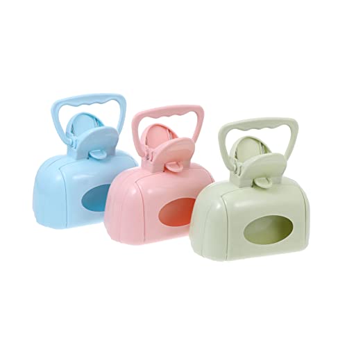 BUGUUYO 3 Stück Haustiertoilette für Hündchen Schaufel Pfote Welpe wählen tragbarer Pooper-Picker Pet Poop Scooper Katzenkot-Clip Haustierkotsammler Outdoor-Tierstreu-Clip Plastik von BUGUUYO