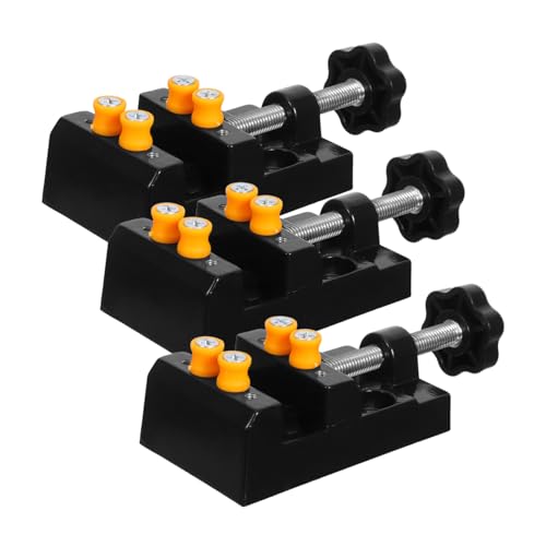 BUGUUYO 3 Stück Mini Tischschraubstock Aluminiumlegierung Teilig Kompakt Vielseitig für Schmuck Holzarbeiten Walnuss Schnitzerei Stabile Werkbankklemme Präzise Halterung für Bastler BUGUUYO 3 Stück Mini Tischschraubstock Aluminiumlegierung Teilig Kompakt Vielseitig für Schmuck Holzarbeiten Walnuss Schnitzerei Stabile Werkbankklemme Präzise Halterung für Bastler von BUGUUYO
