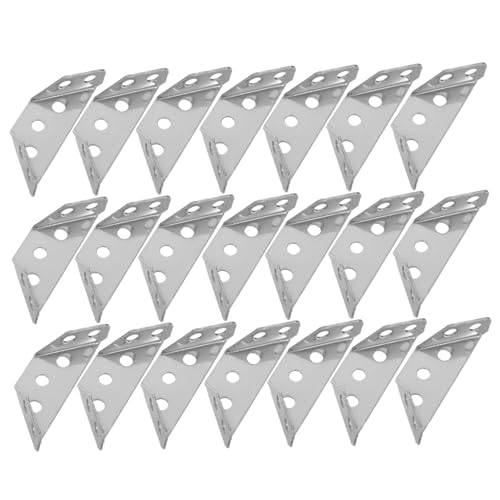 BUGUUYO 30 Stück Eckverbinder Eckstrebe Eckcode-Klammern Tischbeinstütze Winkelhalterstecke Klammer Tischbein-Eckhalterung Winkelhalterung Edelstahl Rostfreier Stahl Silber BUGUUYO 30 Stück Eckverbinder Eckstrebe Eckcode-Klammern Tischbeinstütze Winkelhalterstecke Klammer Tischbein-Eckhalterung Winkelhalterung Edelstahl Rostfreier Stahl Silber von BUGUUYO