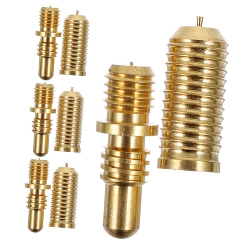 BUGUUYO 4 Sätze Pool Cue Joint Schrauben Kupfer Billiard Queue Verlängerung Zubehör Verschleißfest Rostfrei Stabile Verbindung für Billard Snookerstöcke BUGUUYO 4 Sätze Pool Cue Joint Schrauben Kupfer Billiard Queue Verlängerung Zubehör Verschleißfest Rostfrei Stabile Verbindung für Billard Snookerstöcke von BUGUUYO