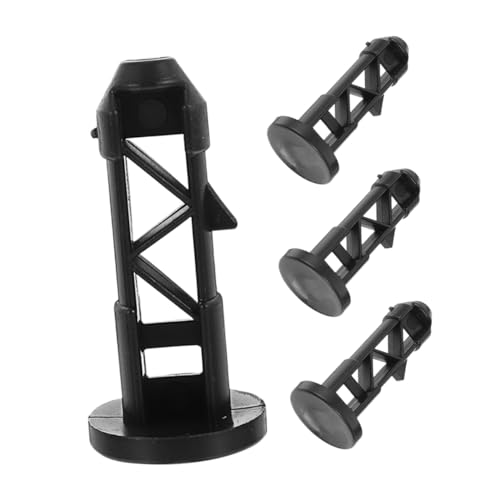 BUGUUYO 4 Stück Mülltonnenverriegelung Für Outdoor Mülleimer Kunststoff Deckelriegel Mit Rädern Installieren Robust Und Wetterfest Universell Einsetzbar von BUGUUYO