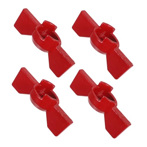 BUGUUYO 4 Stück Kugelhahn-schmetterlingsgriff Ersatz Ventilhebel für Außenwasserhahn Komfortabler Griff Robustes Material Passend für Garten Wasserabsperrventile von BUGUUYO