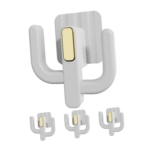 BUGUUYO 4 Stück Pantoffelhalter Im Badezimmer Hanging Pantoffers Organizer Rack Schuhtrocknungsregal Wandmontierte Schuhregal Hängendes Schuhregal Badezimmer Hausschuhe Regal Abs Weiß von BUGUUYO