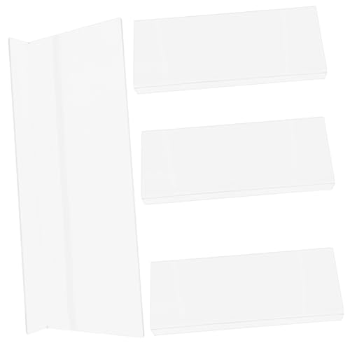 BUGUUYO 4 Stück Teiliges Duschwasser spritzschutz aus Klarem Langlebige Badewannen eck wassersperre Selbsthaftend Wasserabweisend und Ölresistent für Waschbecken und Badewannen Ecken BUGUUYO 4 Stück Teiliges Duschwasser spritzschutz aus Klarem Langlebige Badewannen eck wassersperre Selbsthaftend Wasserabweisend und Ölresistent für Waschbecken und Badewannen Ecken von BUGUUYO