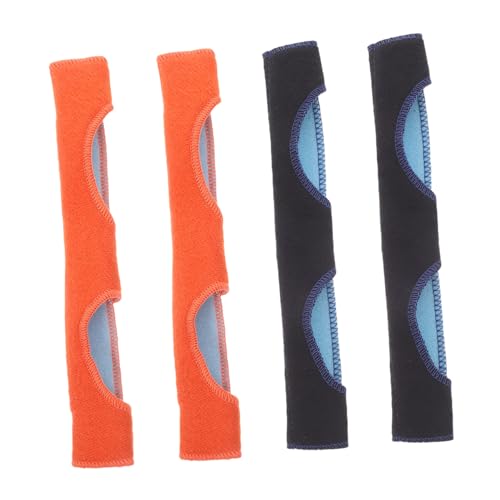 BUGUUYO 4 Stück Teiliges Hard Hat Sweatband Waschbar Wiederverwendbar Flammhemmend Atmungsaktiv Schweißabsorbierend Isolierend für BAU Schweißen Outdoor-Arbeiten Kälteschutz und von BUGUUYO