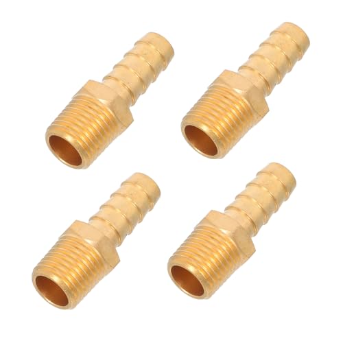 BUGUUYO 4 Stück Teiliges Messing Npt zu Barb Adapter Präzise Gefertigt Auslaufsicher Vielseitig Einsetzbar für Bewässerung Luft Wassersysteme im Garten und Industriebereich BUGUUYO 4 Stück Teiliges Messing Npt zu Barb Adapter Präzise Gefertigt Auslaufsicher Vielseitig Einsetzbar für Bewässerung Luft Wassersysteme im Garten und Industriebereich von BUGUUYO