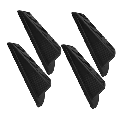 BUGUUYO 4 Stück Teiliges Türkeil aus Robustem Winddichter Rutschfester Türstopper für Zuhause Stilvoller Türkeil mit Einfachem Design Geeignet für Moderne und Traditionelle Türen von BUGUUYO