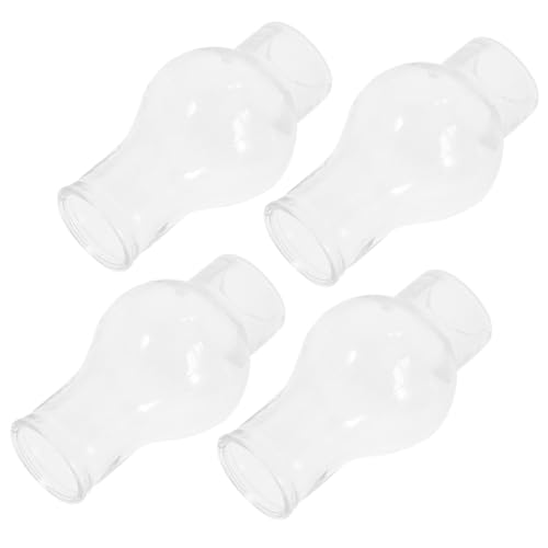 BUGUUYO 4 Stück Teiliges Vintage Glas Lampenschirm Winddichter Öllampen Lampenabdeckung Robustes Lampenglas Retro Design Passend für Petroleum Kleine Öllampen Dekorativ und Einfach zu BUGUUYO 4 Stück Teiliges Vintage Glas Lampenschirm Winddichter Öllampen Lampenabdeckung Robustes Lampenglas Retro Design Passend für Petroleum Kleine Öllampen Dekorativ und Einfach zu von BUGUUYO