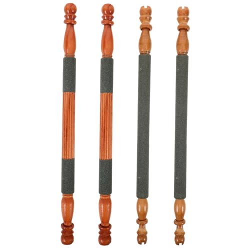 BUGUUYO 4stücke Kleiner Vogelsitzstangenhalter Aus Nagelschleifer-sitzstange Vogelkäfig-plattform Kauspielzeug Für Papageien Sitzstange Für Nymphensittiche Conure Wellensittiche von BUGUUYO