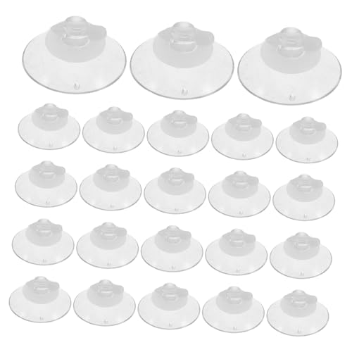 BUGUUYO 40 Stück Fester Saugnapf Saugnäurebecher Saugnäpfe für Fenster Airline Saugnäpfe für Aquarien Ersatz Saugnäpfe Aquariumsaugne abnehmbare Saugnäpfe PVC Blue von BUGUUYO