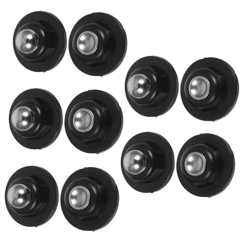 BUGUUYO 5 Sätze Magnetische Türstopper mit Doppelseitigem Klebeband Geräuschloser Anti-kollisions-puffer Selbstklebend für Zuhause Büro Wohnmobil und Camper Transparent von BUGUUYO