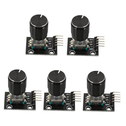 BUGUUYO 5 Stück Rotary Encoder Modul Teiliges Brick Sensor mit Drehbarem Potentiometerknopf Drehwinkelgeber Langlebig Elektronischer Schaltausgang für Präzise Winkel und Positionsmessung BUGUUYO 5 Stück Rotary Encoder Modul Teiliges Brick Sensor mit Drehbarem Potentiometerknopf Drehwinkelgeber Langlebig Elektronischer Schaltausgang für Präzise Winkel und Positionsmessung von BUGUUYO