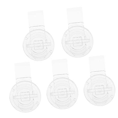 BUGUUYO 5 Stück Teiliges Mini acryl Transparentes Schloss für Holzkästchen Schmuckbox Werkzeugkoffer Vielseitig Einsetzbar Robust und Verschleißfest von BUGUUYO