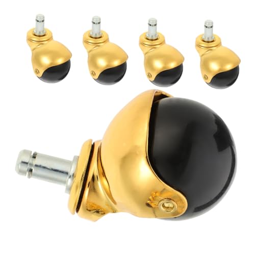 BUGUUYO 5 Stück Teiliges PP Möbelrollen Langlebige Geräuscharme für Bürostühle Sofas Schränke Verschleißfest Einfache Montage Geeignet für Fliesen Teppichboden von BUGUUYO