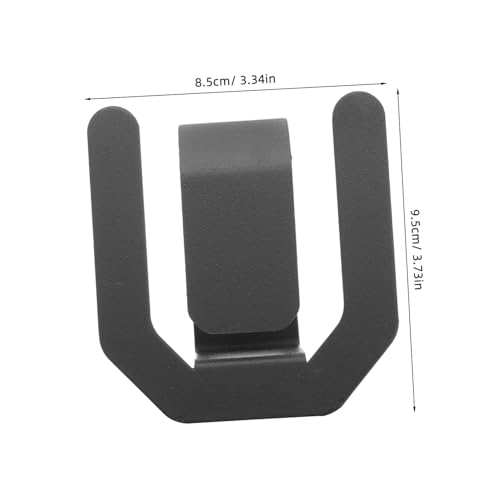 BUGUUYO 5 Stück Wandmontierter Slipperhalter aus Carbonstahl mit Saugnapf Wasserdurchlässig Wiederverwendbar Platzsparend für Balkon und Badezimmer ohne Bohren von BUGUUYO