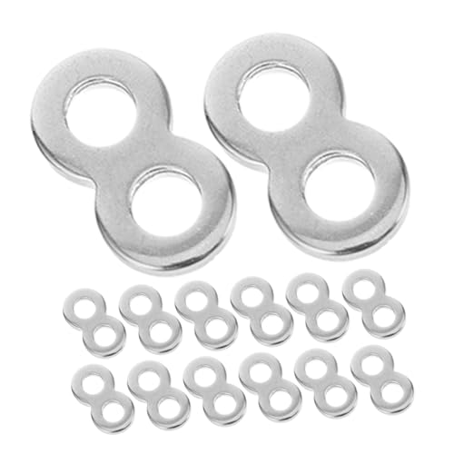 BUGUUYO 50 Stück Figur Verbindungselemente Tisch Befestigung Clips Robuste Metallverbinder für Holz und Möbelmontage Einfache Installation Langlebig und Stabil von BUGUUYO