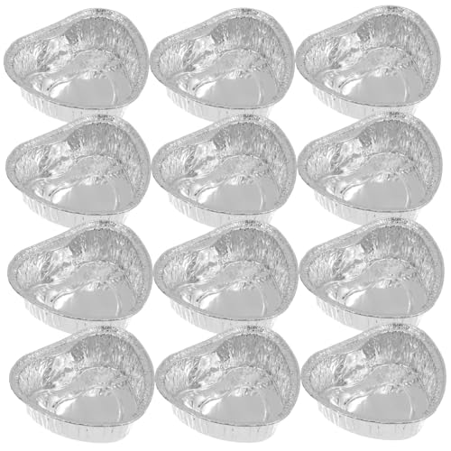 BUGUUYO 50 Stück Mini Herzförmchen aus Aluminiumfolie Hitzebeständige Einweg Backformen Vielseitig für Grillen Backen Muffins Eierkuchen für Picknick Party und Outdoor Einsatz BUGUUYO 50 Stück Mini Herzförmchen aus Aluminiumfolie Hitzebeständige Einweg Backformen Vielseitig für Grillen Backen Muffins Eierkuchen für Picknick Party und Outdoor Einsatz von BUGUUYO